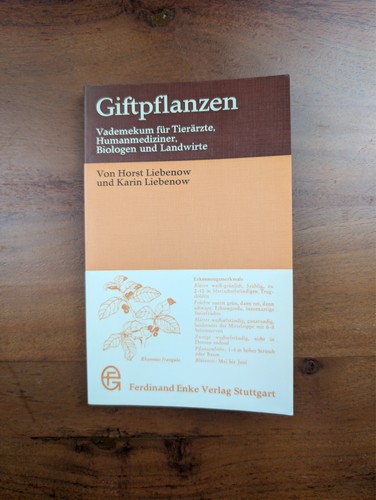 Giftpflanzen vademecum f - vademecum,