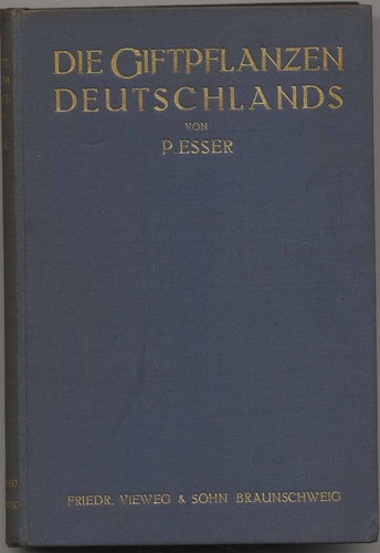 1910 esser die - die, giftpflanzen